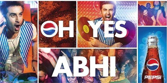 Image result for ranbir with pepsi